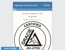 Tablet Screenshot of lagrangegraciejiu-jitsu.com